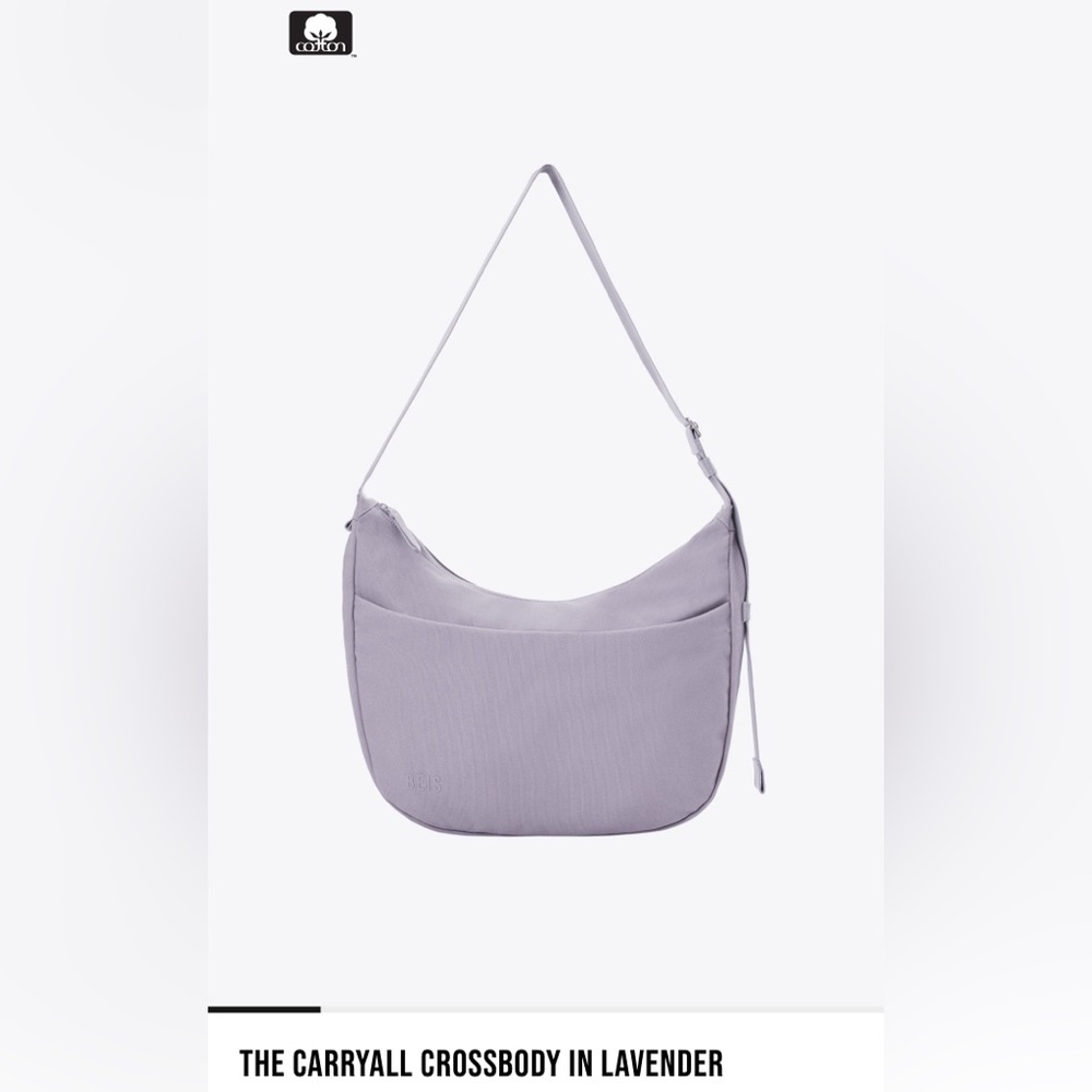 BEIS The Carryall Crossbody in Lavender